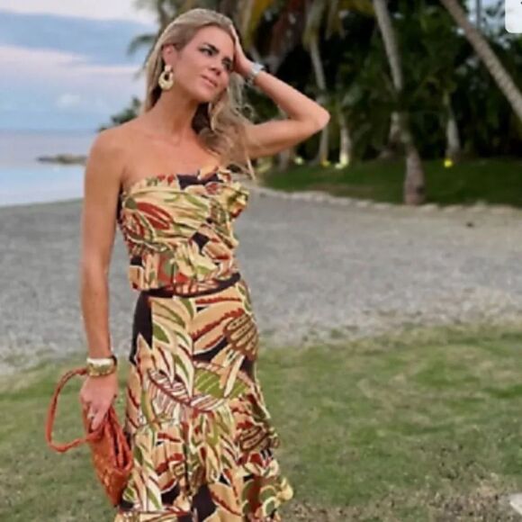 ZARA LINEN BLEND RUFFLED TOP - Picture 3 of 9